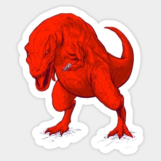 Dino-Gun Thermal Sticker